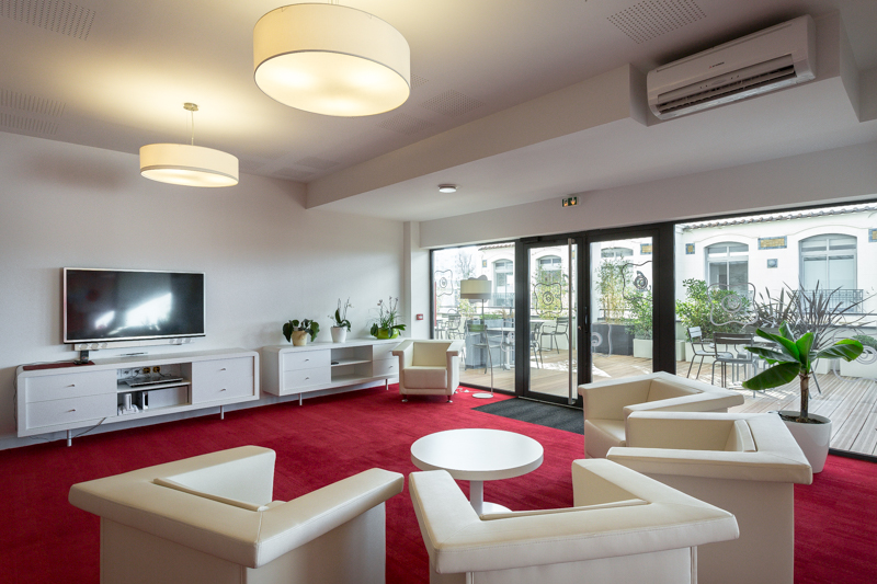 : Le salon-club de la résidence