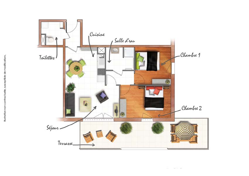 : Exemple d'un logement T3